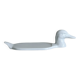 White porcelain foie gras dish