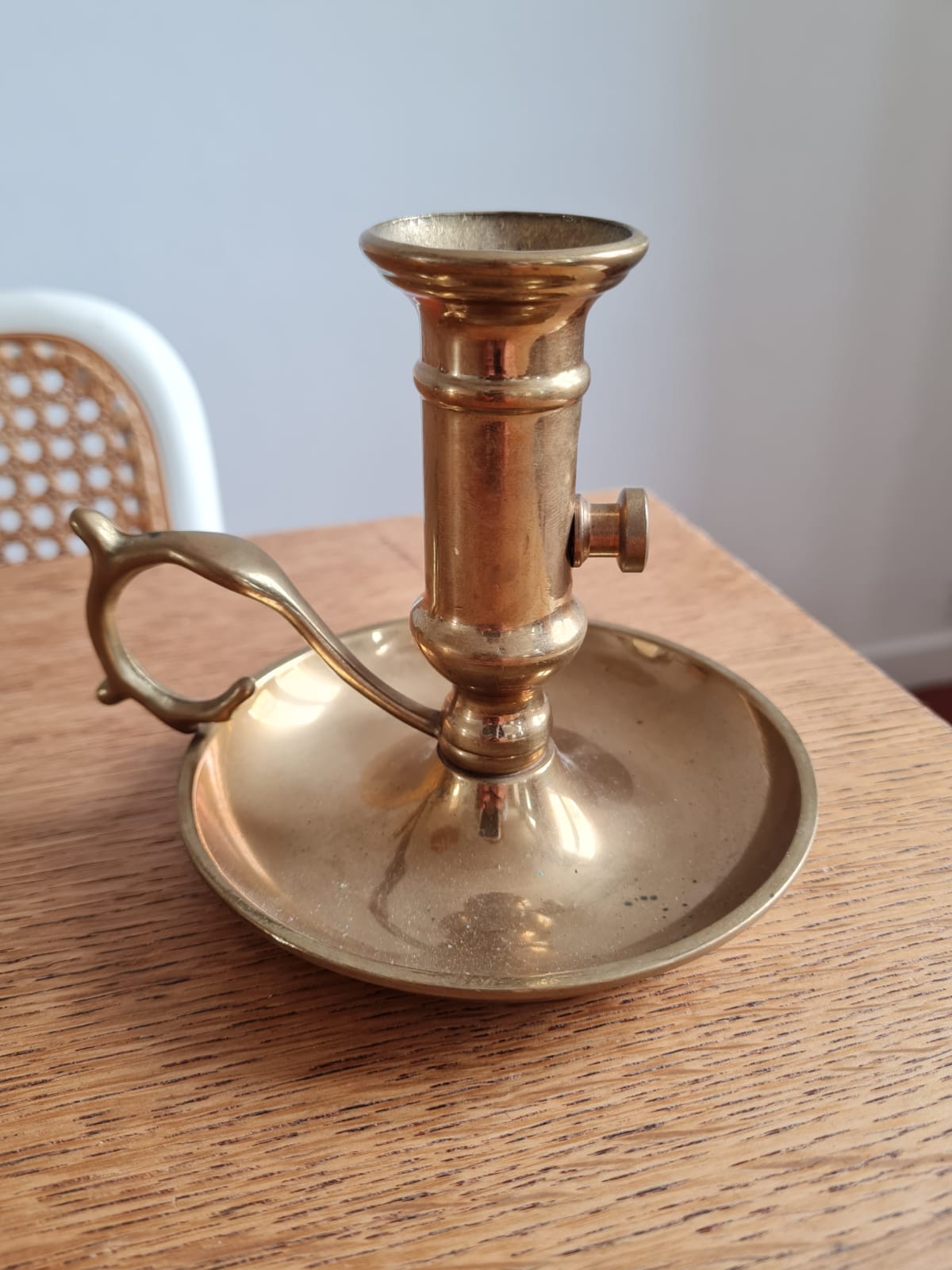 Brass candlestick
