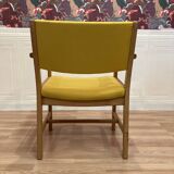 Hans Wegner armchair "Scandinavian design" 1960.