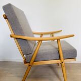 Fauteuil vintage de Jaroslav Šmidek pour Ton, années 1970
