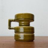 Mid-century West German pottery candlestick WGP by Cari Zalloni for Steuler, 1960s.