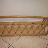 Shelf in rattan of the years 60