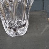 Daum crystal vase from the 70s height 28cm