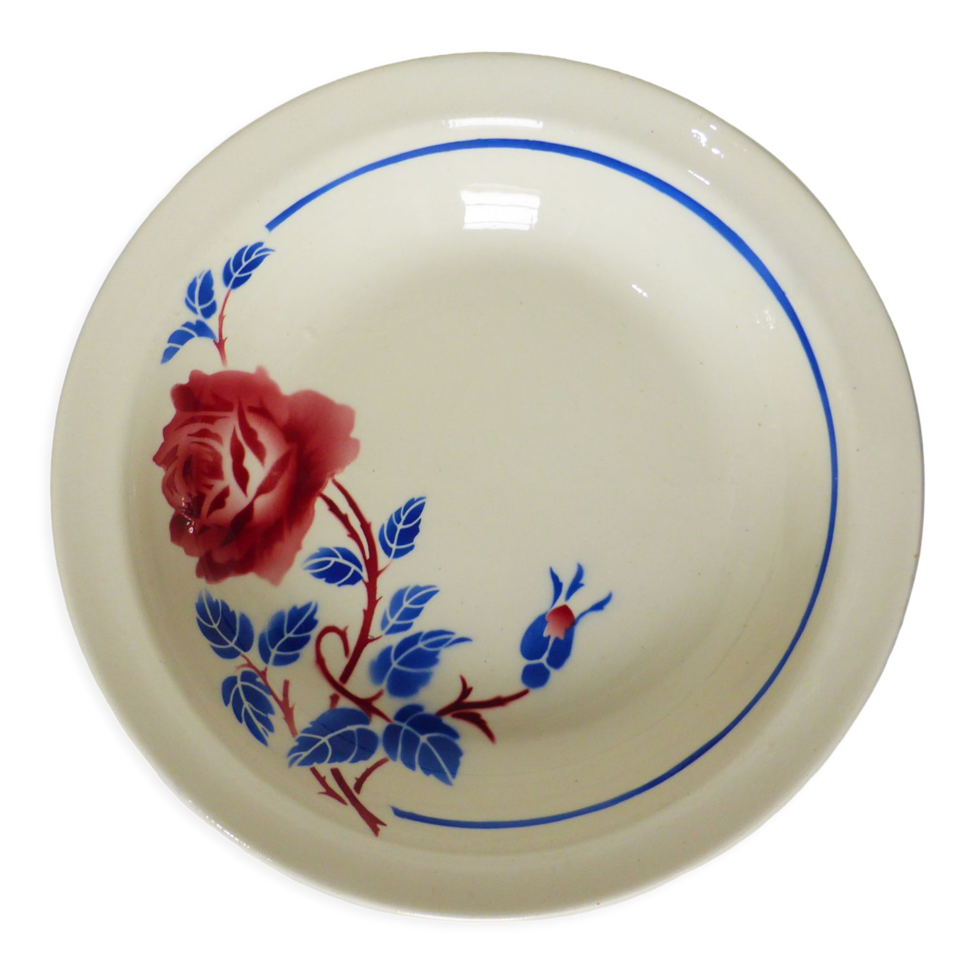 1 round hollow dish K&G Luneville model Chantal 221030