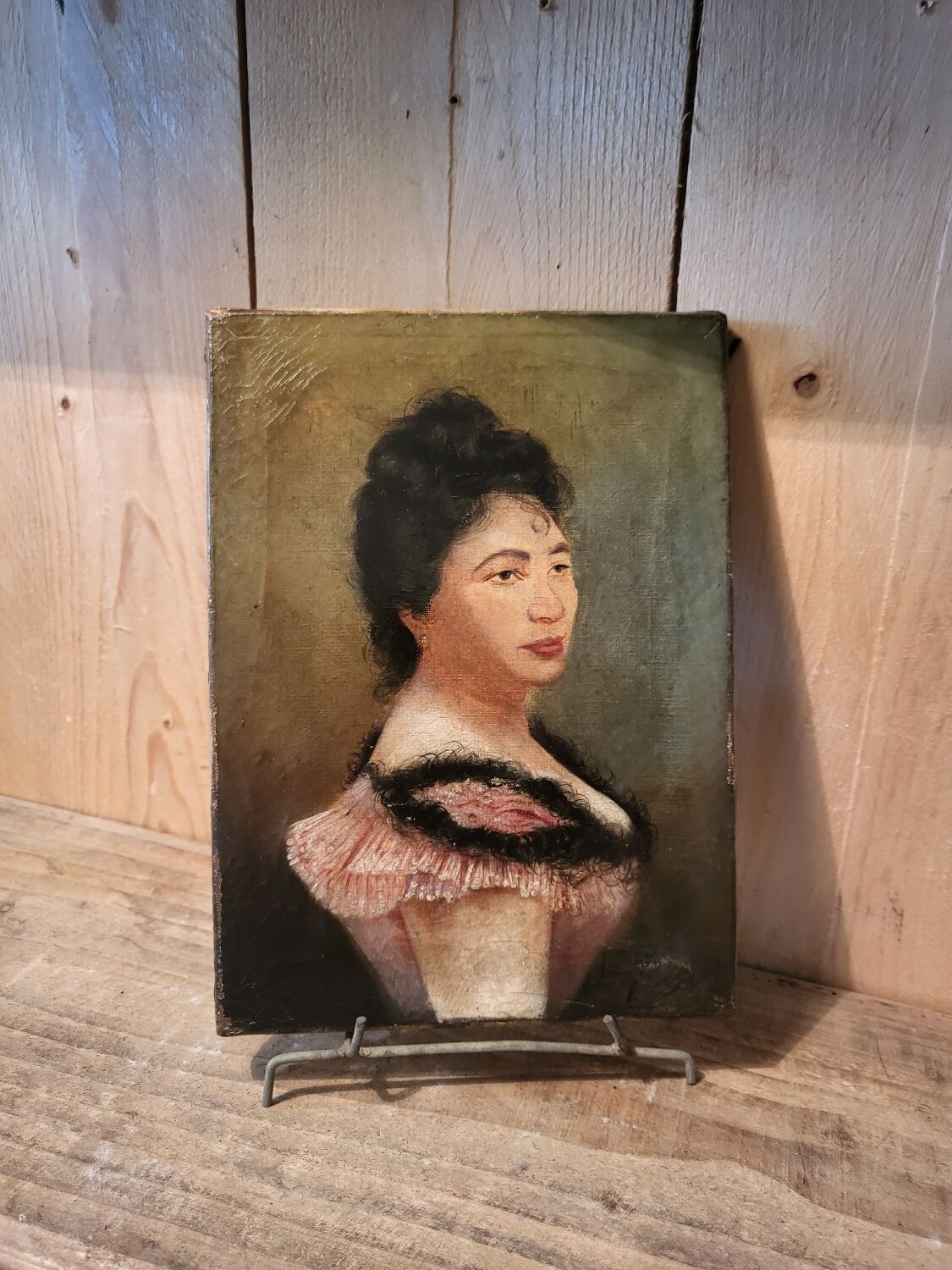 Portrait oil on panel
