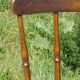 Chaises vintage aux pieds compas
