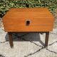 Vintage bedside table from the 60s-70s in teak.