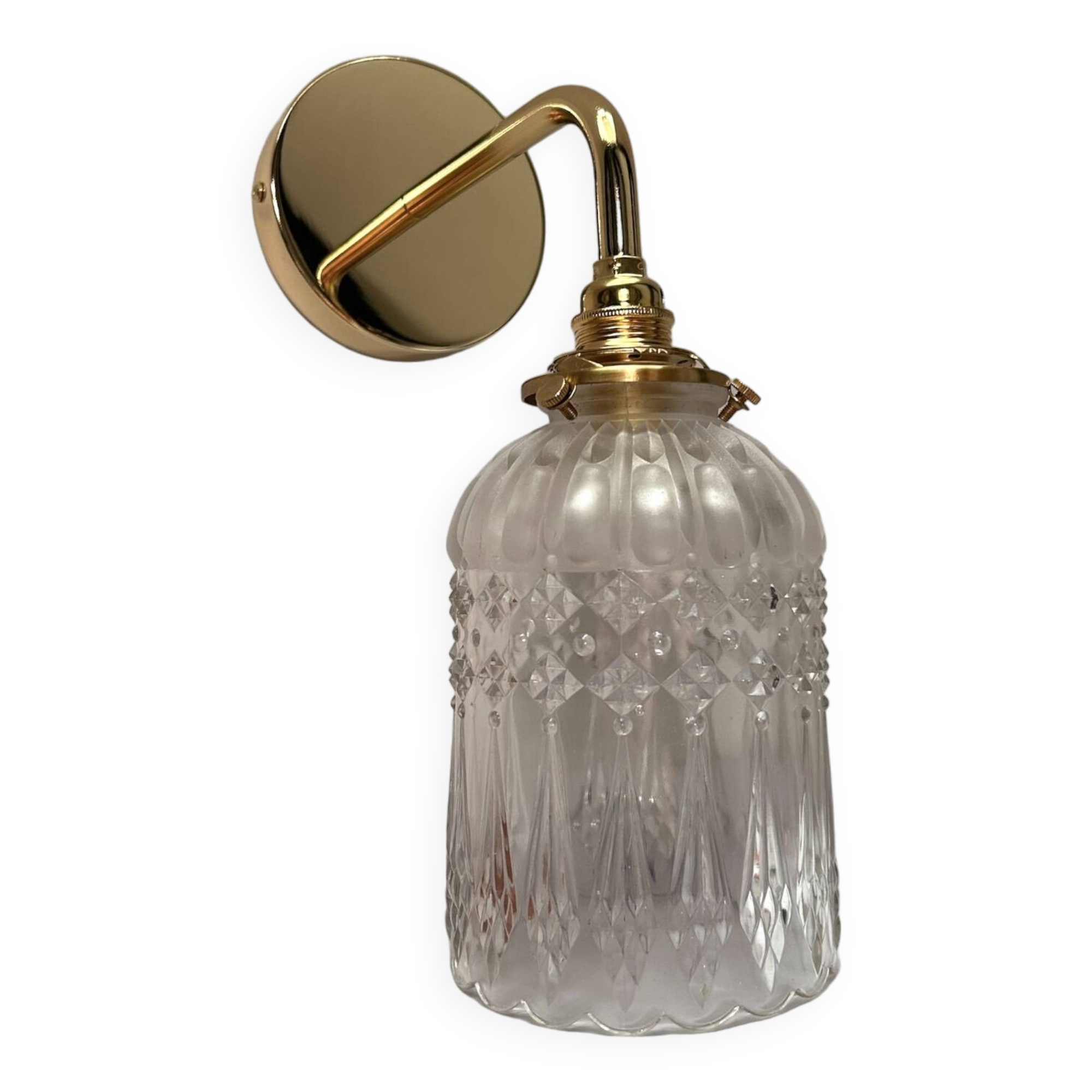 Vintage gold wall light