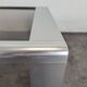 Table basse space age chromée