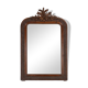 Louis Philippe mirror in plaster and wood with handcrafted decorations, France ca. 1900