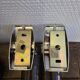 Pair of chrome wall lights 60/70