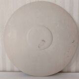 Plate "head with mask" natural stone hand carved