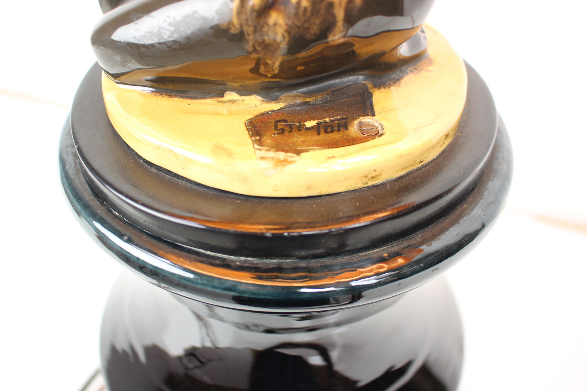 Art Deco lamp with loudspeaker, Stilton, 1930s, Czechoslovakia