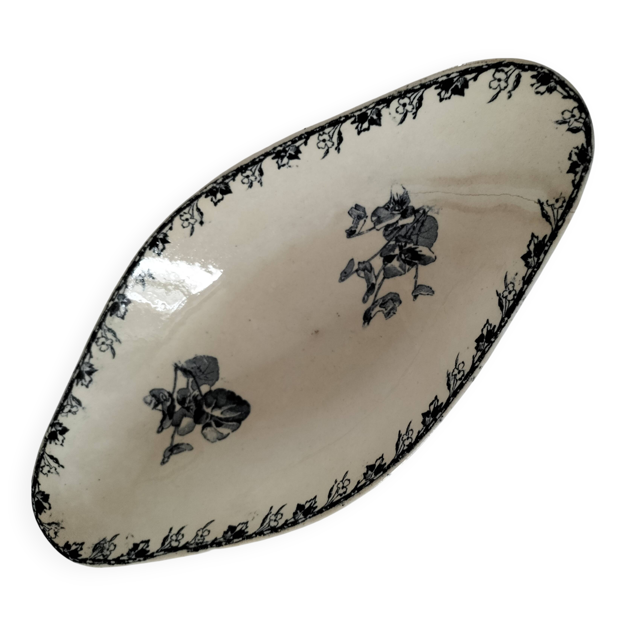 Old Sarreguemines dish – Stella model
