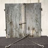 Pair of old shutters