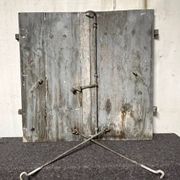 Pair of old shutters