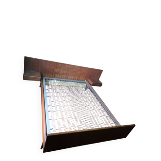Scandinavian teak bed, 1960s