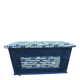 Wooden storage chest or bed end with padded top - Totally real