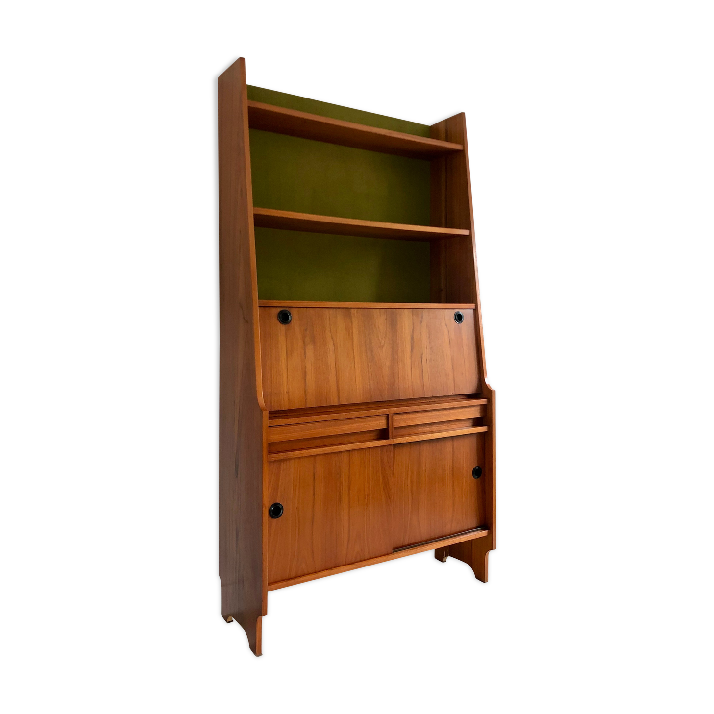 Vintage library secretary, italy 60s