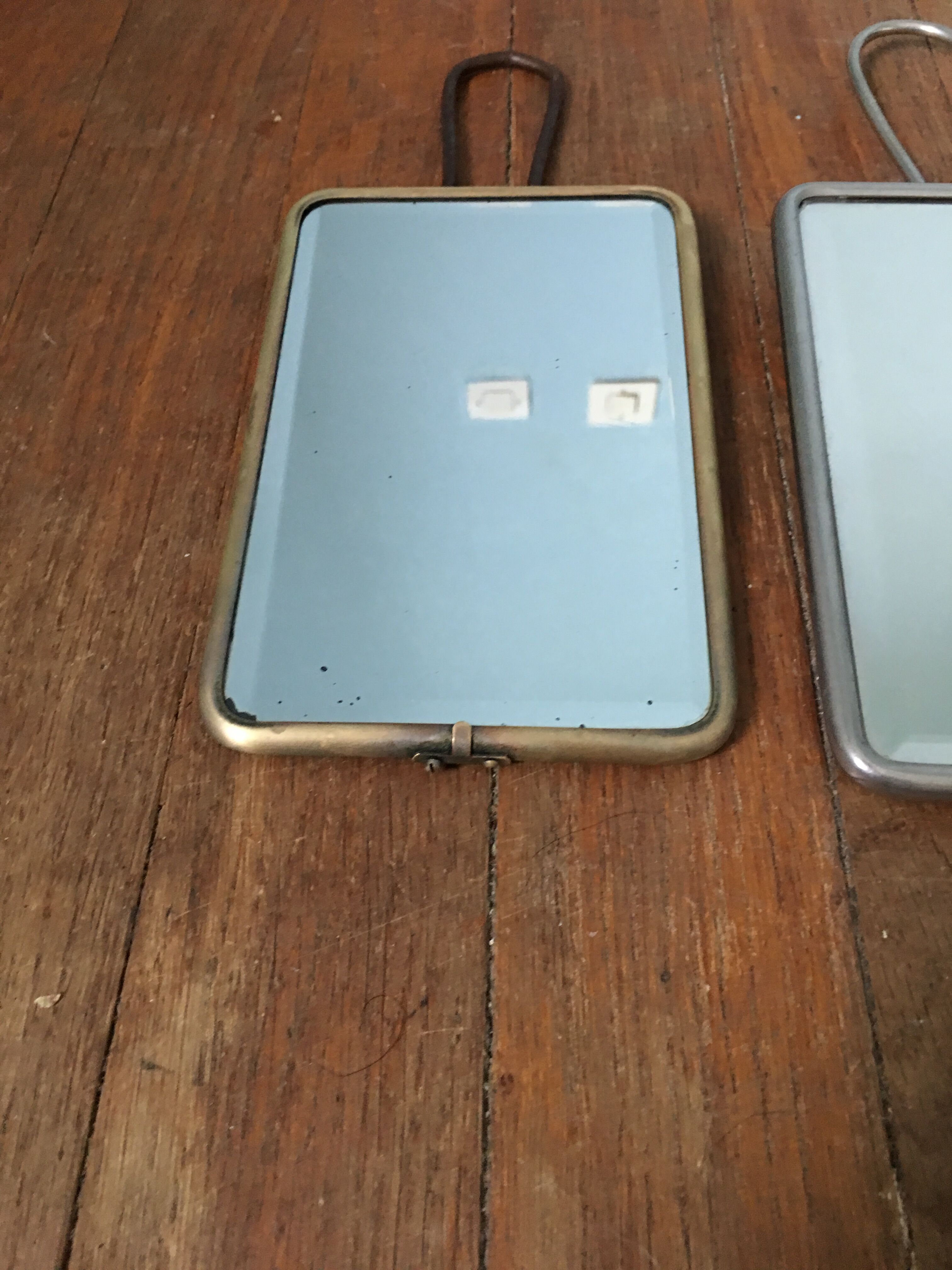 Set 3 barber mirrors 17x11.5