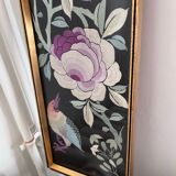 Woven painting birds