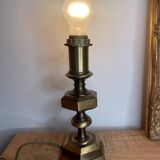 Pied de lampe ancien en laiton