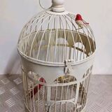 Pair of vintage bird cages