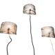 Set of 3 Italian Wall Lamps from the 1970s by Carlos Nazon for Mazzega