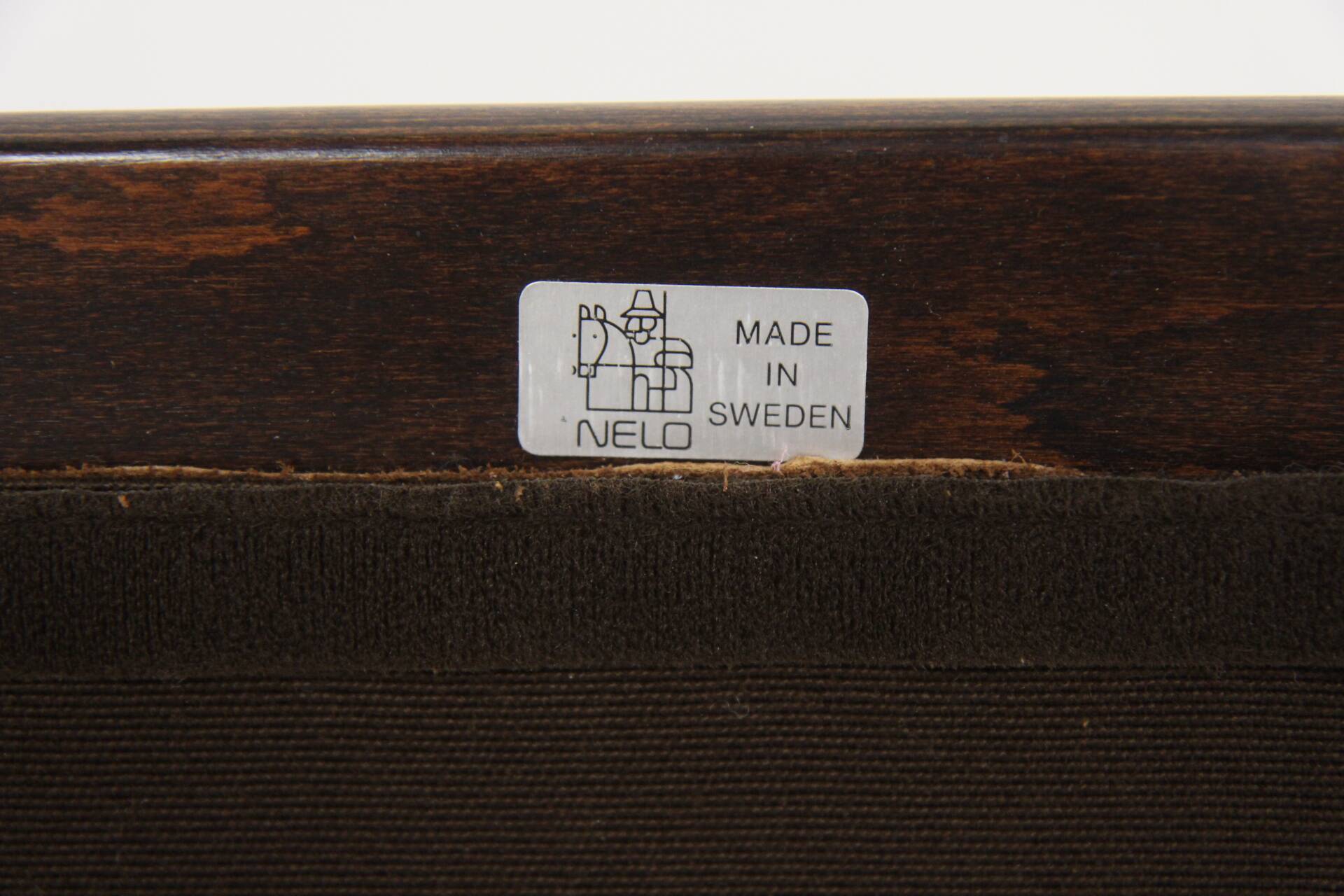 Scandinavian Nelo leather armchair, Norway, 1980