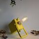Vintage table lamp Wonder Tifon yellow