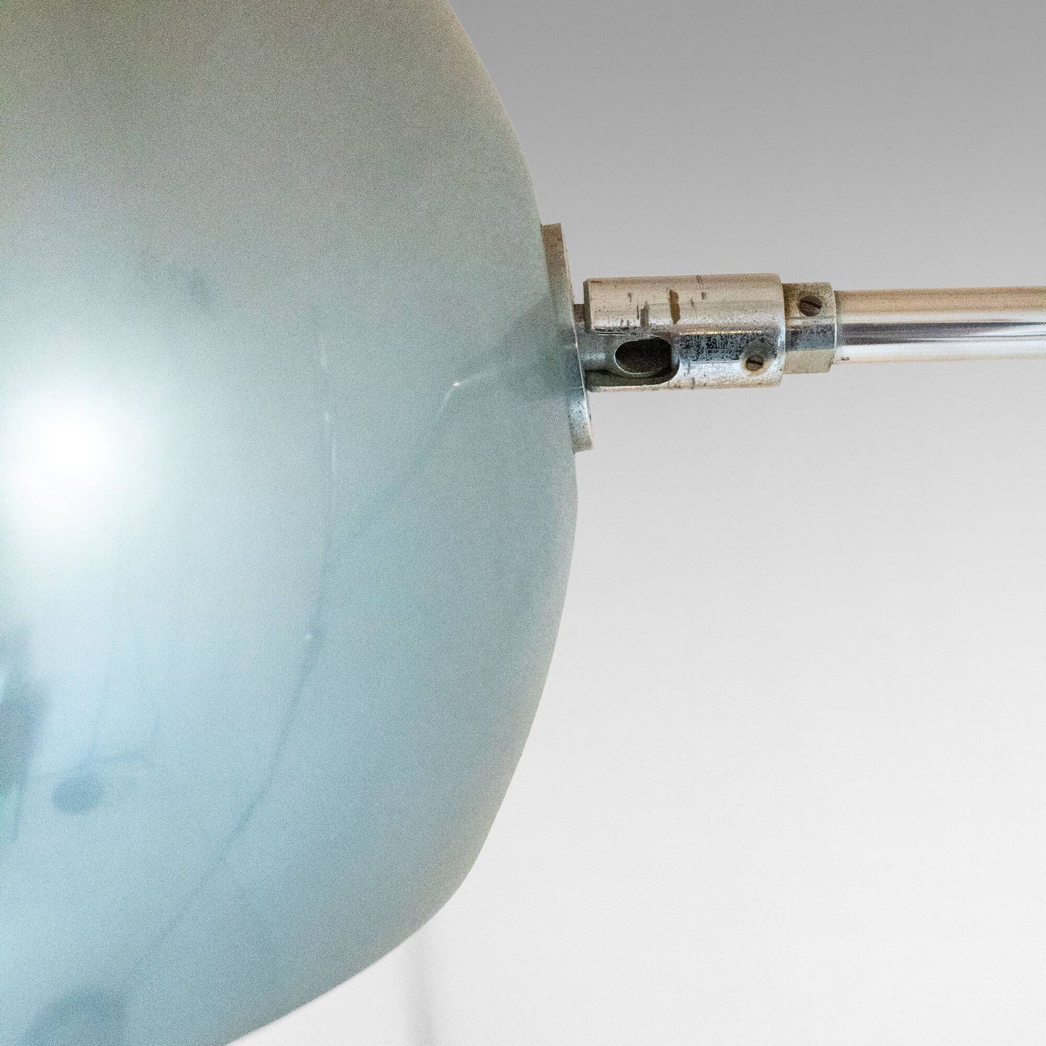 Vintage Floor Lamp, Chromed and Metal Structure, Italy 1960s