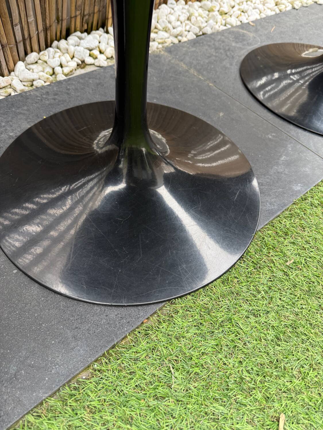 Chaise knoll Tulip noir – Eero Saarinen pour Knoll