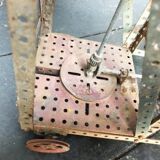 Old toy Meccano scaffolding
