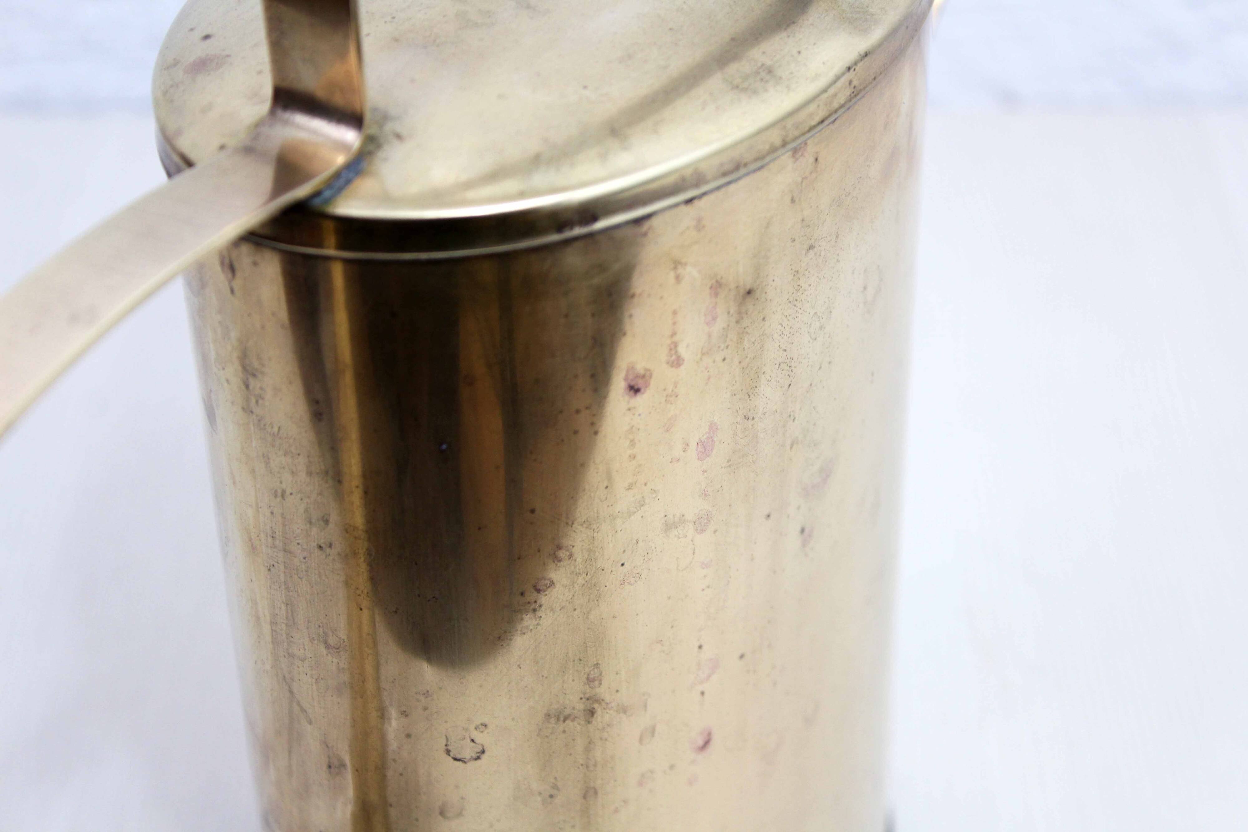 Vintage brass watering can