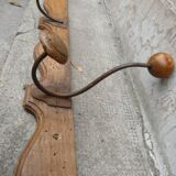 Old wall coat rack