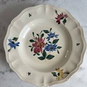 Lot 6 assiettes creuses Sarreguemines et Digoin