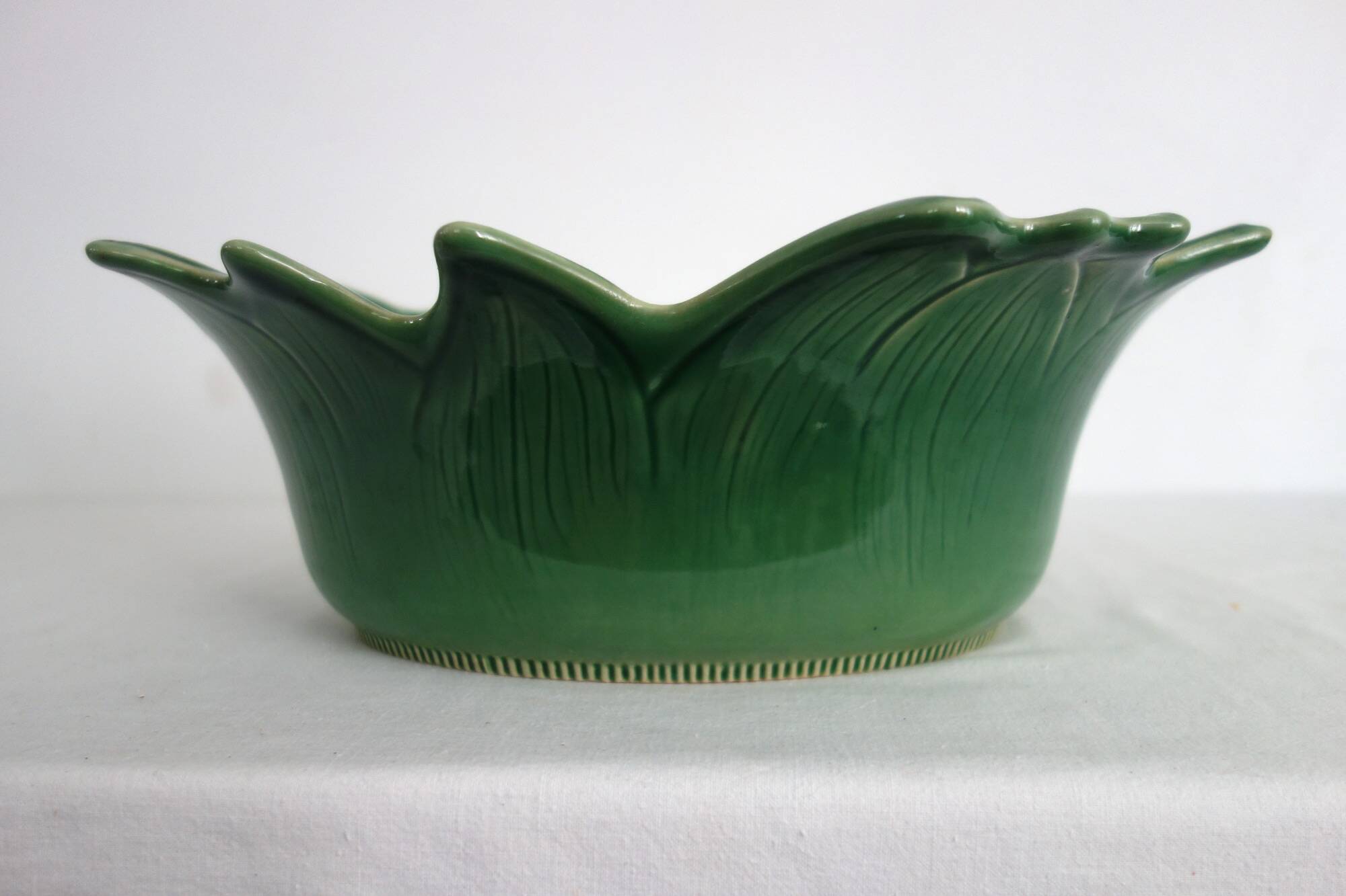 Ceramic hollow dish, sunflower model, vintage Appolia brand