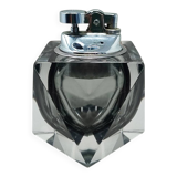 1960s Stunning Table Lighter in Murano Sommerso Glass By Flavio Poli for Se