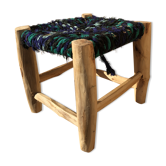 Colorful boucherouite stool