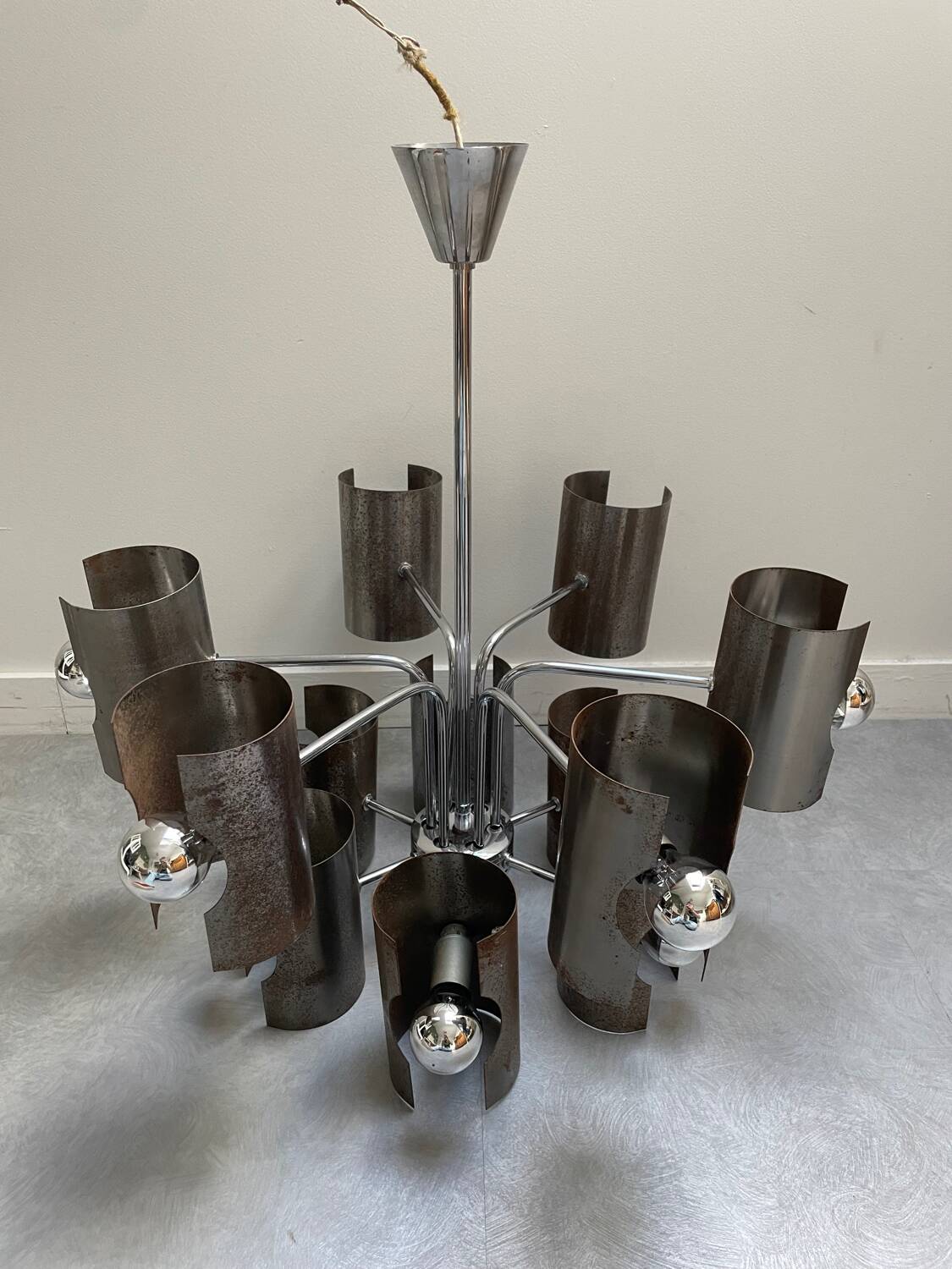 Lustre Vintage à Tubes design 1979