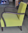 Fauteuil Art déco vert, vers les années 1920