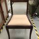 6 Art Nouveau chairs with brass marquetry