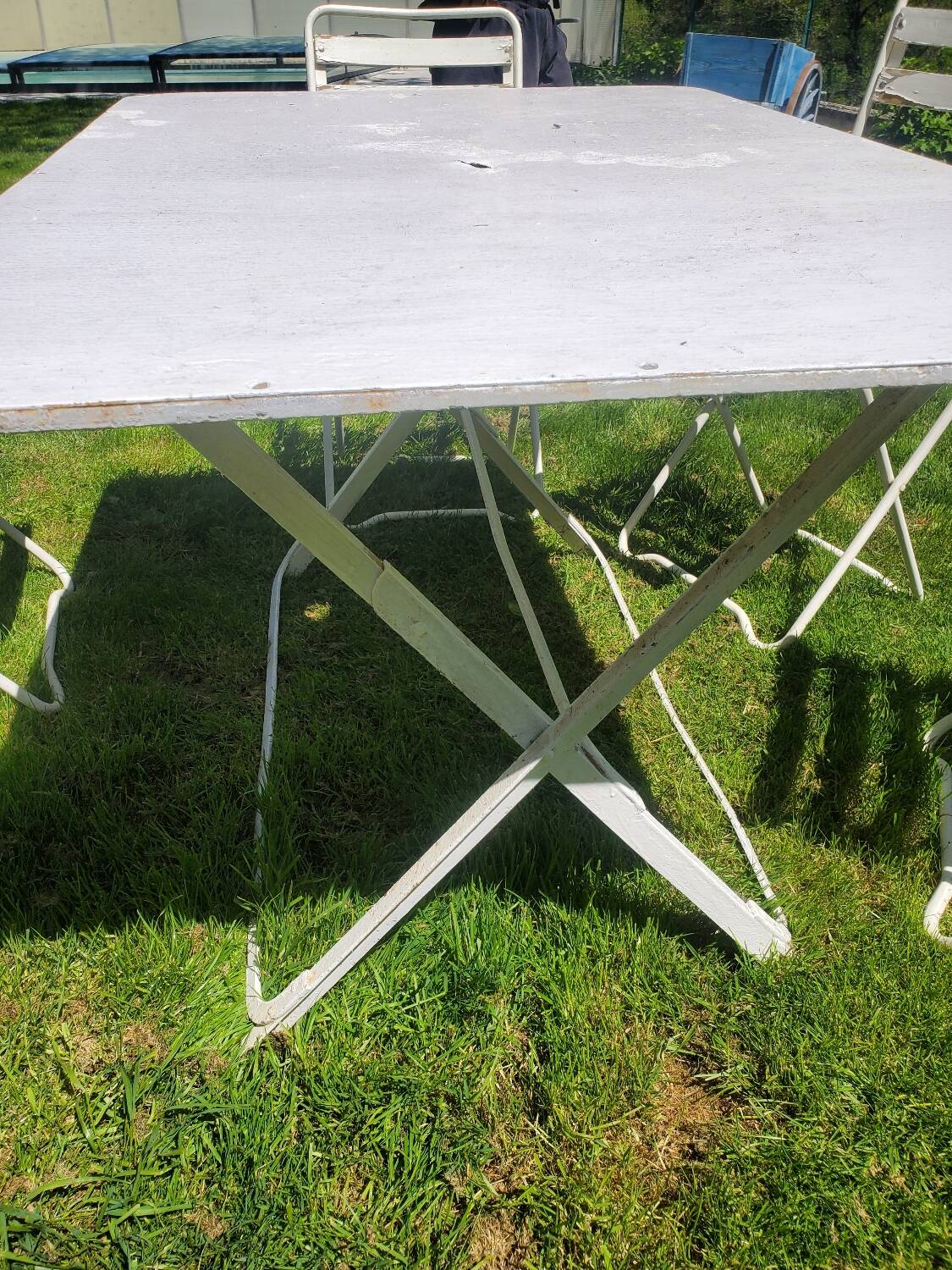 Iron garden furniture