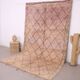 Pink Vintage Handmade Moroccan rug 183 x 313 cm - Berber Wool Rug Authentic