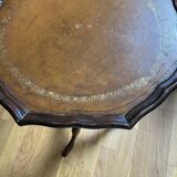 Gueridon period tripod in mahogany style nineteenth century