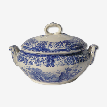 Soupière en faïence Villeroy & Boch modèle Burgenland bleu - Parfait état