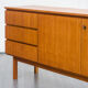 Enfilade années 60, teck, 149cm