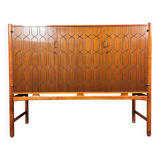 Midcentury Swedish Scandinavian sideboard cabinet by David Rosen model Napo