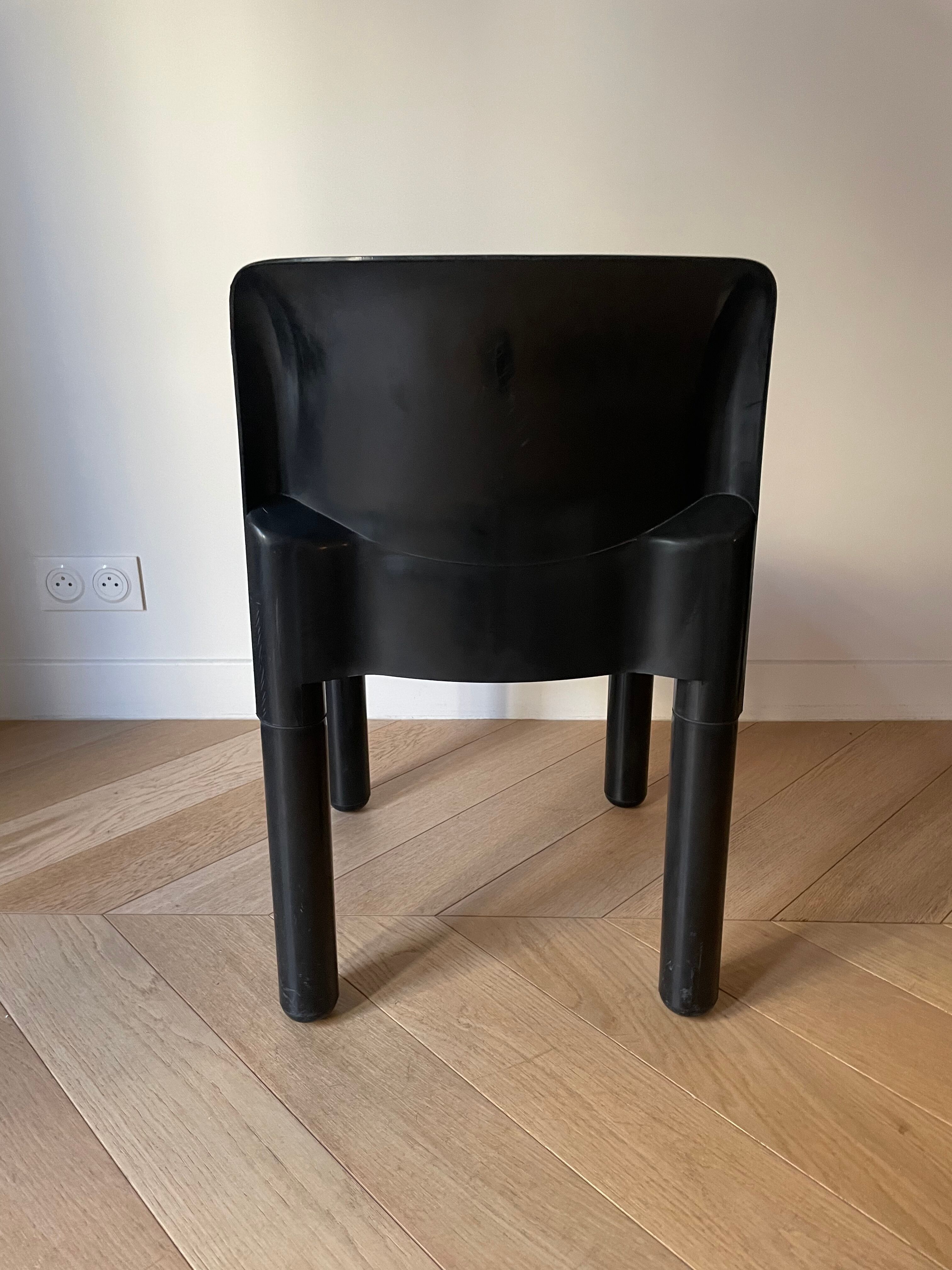 Set of 6 chairs 4875 by Carlo Bartoli for Kartell