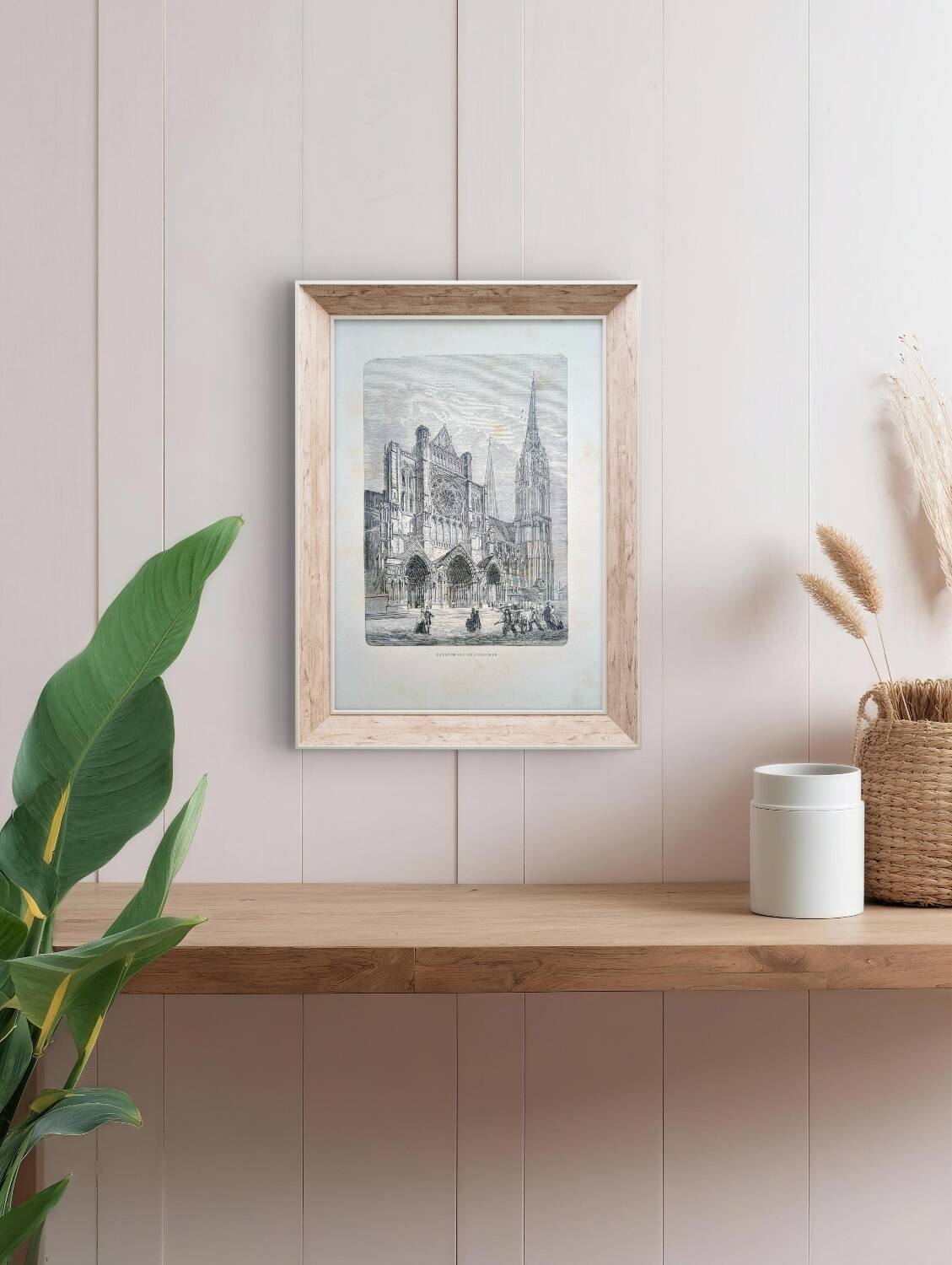 Notre-Dame de Chartres, an original printed in 1895.